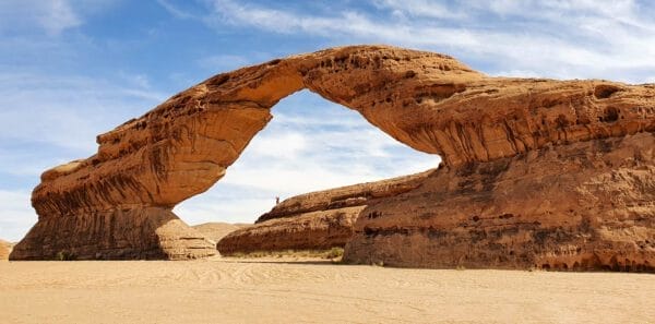 Rainbow Arch in Saudi Arabia