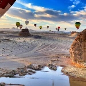 Saudi Arabia hot air balloon festival