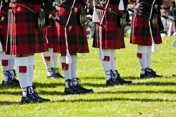 Scotland traditional kilts