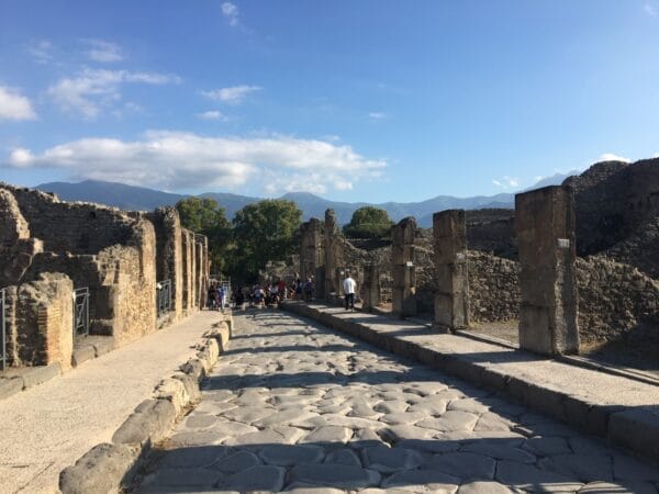 Pompei ruins in Italy tour